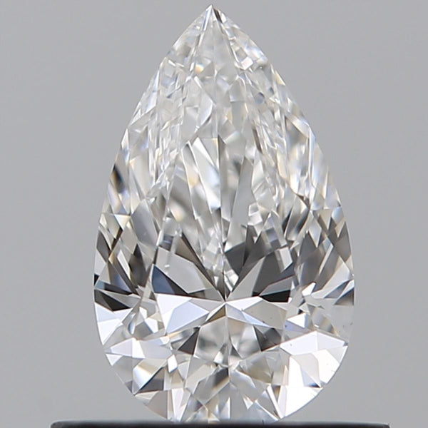 0.6-Carat Pear Shape Natural Diamond