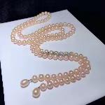 8-9mm Freshwater Pearl 90cm Necklance - TS028 - Roselle Jewelry