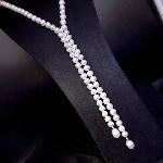 8-9mm Freshwater Pearl 90cm Necklance - TS028 - Roselle Jewelry