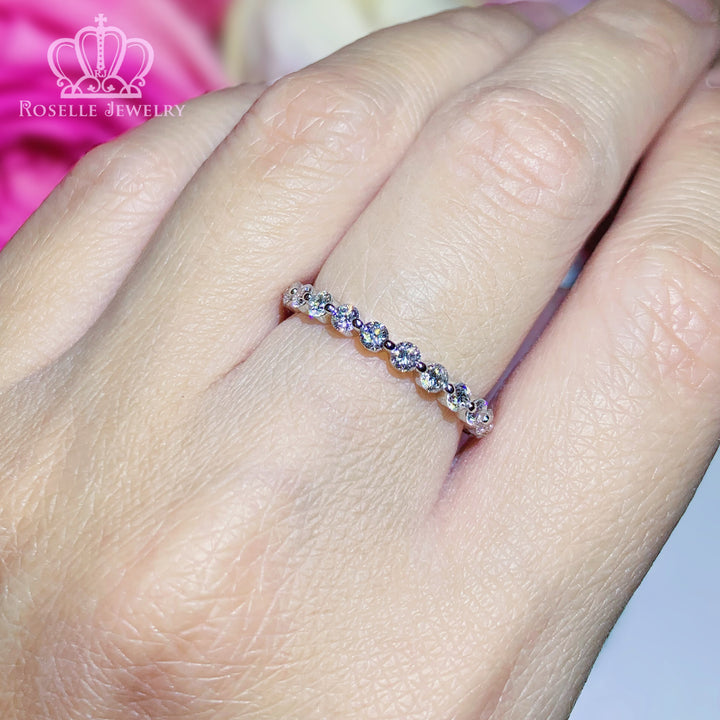 1.10CT Eternity Diamond Wedding Ring - LGR005 - Roselle Jewelry