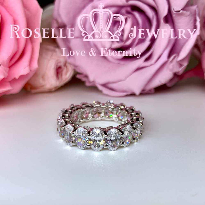 Oval Eternity Wedding Ring - BH4 - Roselle Jewelry