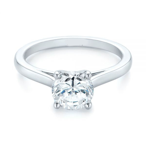 Solitaire Diamond Engagement Ring [Setting Only] - EC061 - Roselle Jewelry