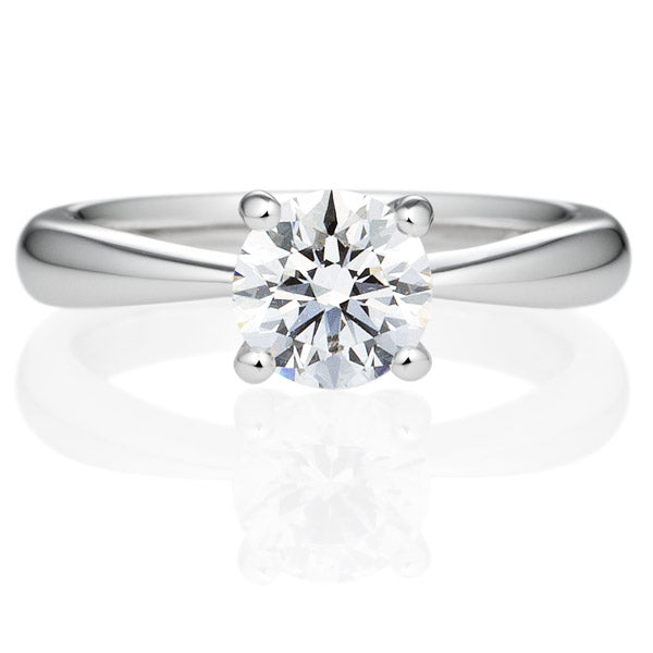 Four Prong Round Brilliant Engagement Ring [Setting Only] - EC022 - Roselle Jewelry