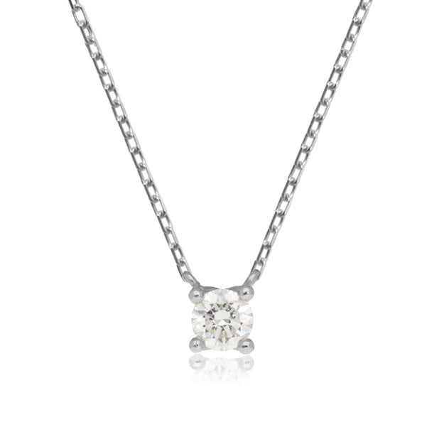 0.10CT Nautre Diamond Ivy Necklace - CN001 - Roselle Jewelry